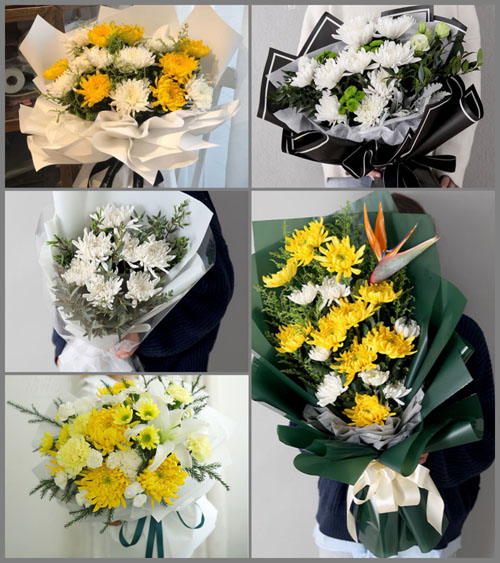 上海崇明区横沙乡公平村白事花束代送